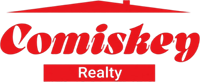 Comiskey Realty wordmark white